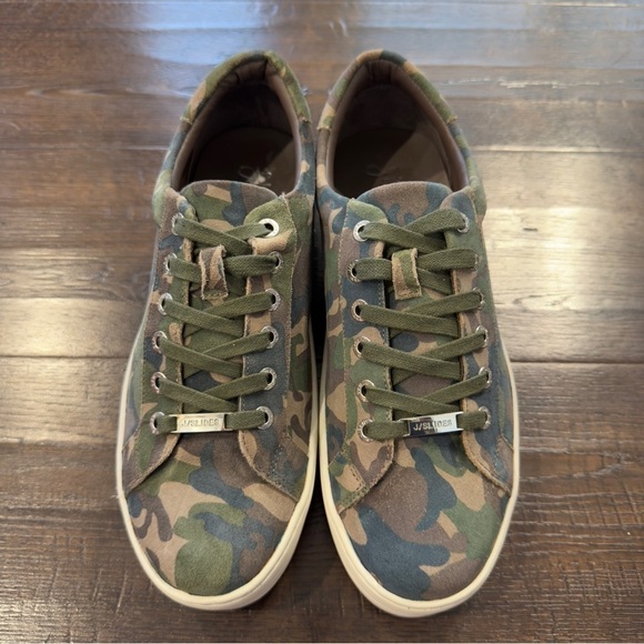 J Slides NYC Platform Camo Low Top Sneaker Size 8 Women - Picture 2 of 9